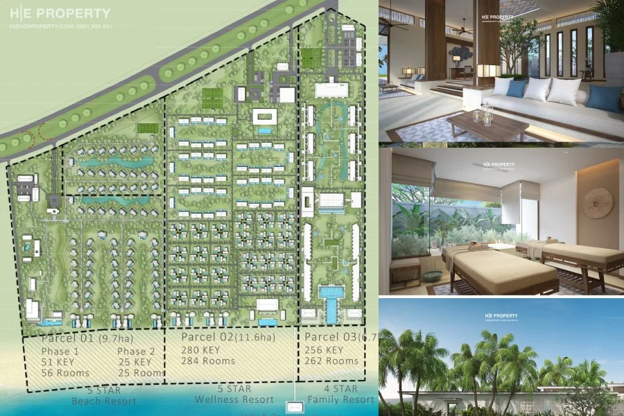 Minhtrungland Bản đồ phân khu dự án Maia Quy Nhơn Beach Resort