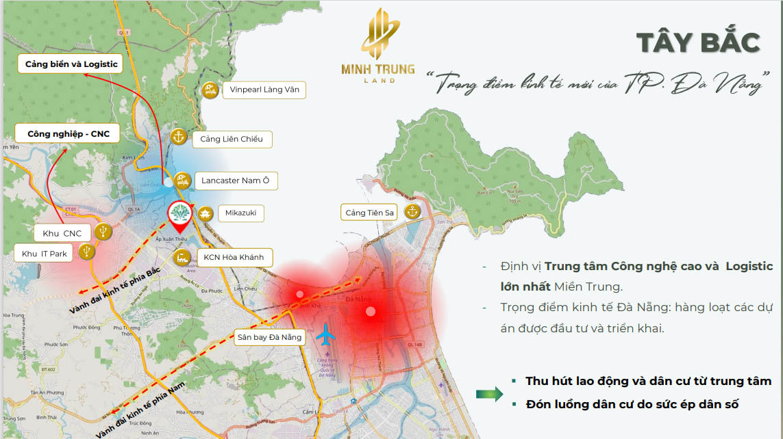 Đi đầu trong việc phát triển trung tâm kinh tế mới của Thành phố Đà Nẵng